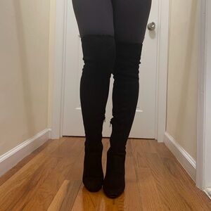 Women's Black Over-the-Knee Boots